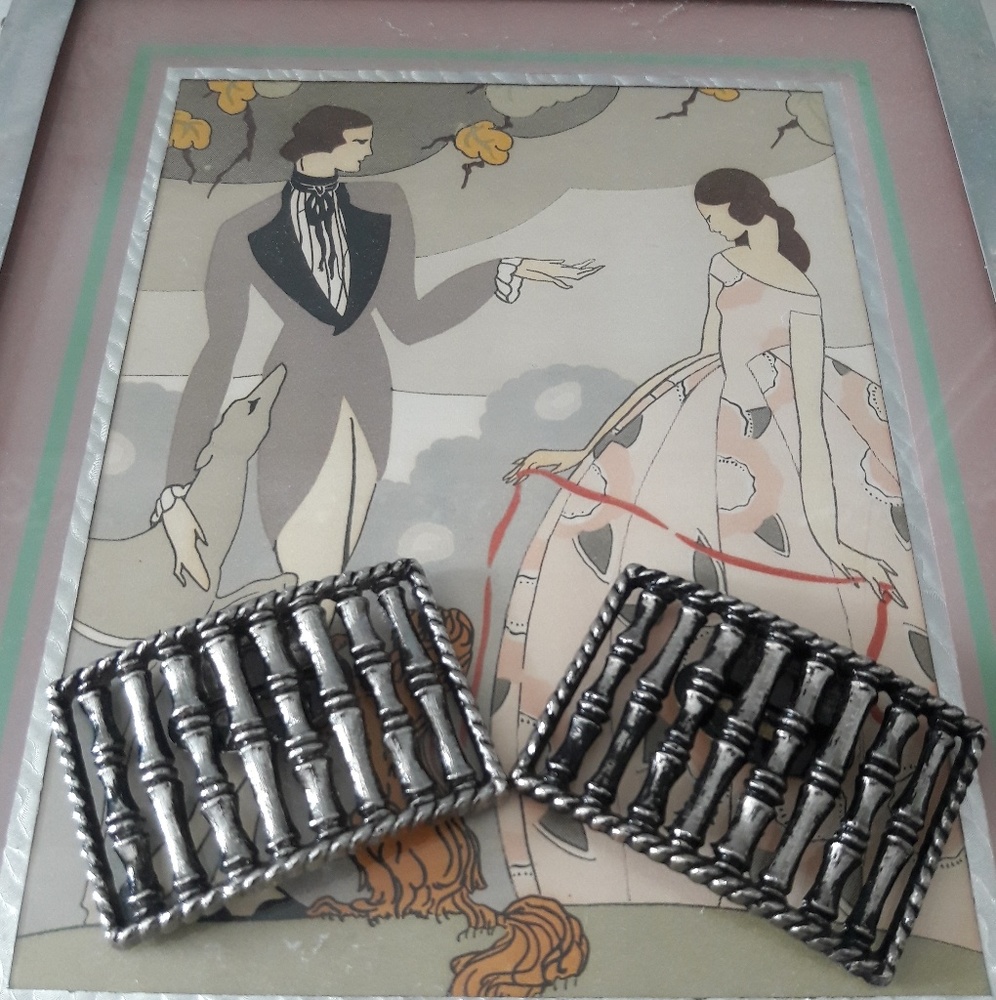ESTATE VINTAGE"TIP TOES" SHOE CLIPS!